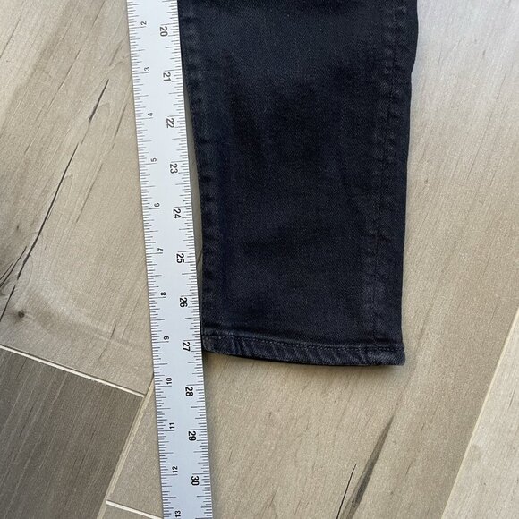 MOTHER The Looker Black Skinny Jeans‎ Mid Rize Size 25 Timeless Minimalist Glam - Picture 13 of 14